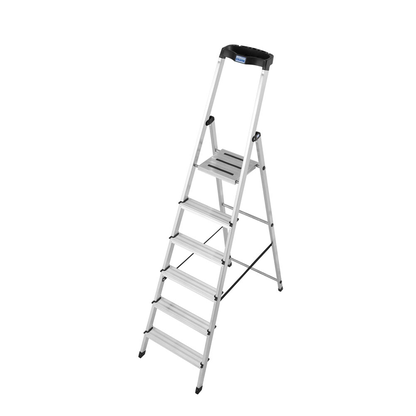 Artikelbild für KRAUSE Stehleiter einseitig MONTO Safety silber 6 Stufen, H: 210,0 cm, Artikelnummer 568717