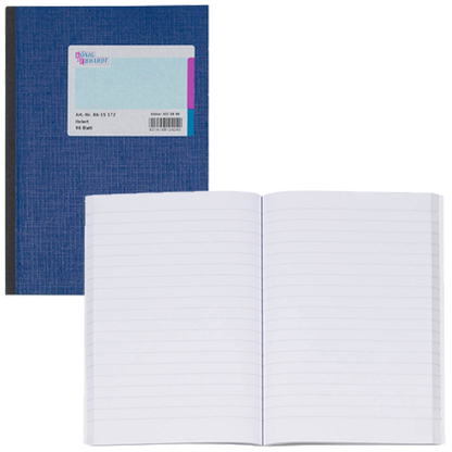 Artikelbild für KÖNIG & EBHARDT Geschäftsbuch DIN A5 liniert, blau Softcover 192 Seiten, 1 St., Artikelnummer 508572