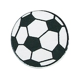 Artikelbild 1 für Rayher Holz-Streudeko weiß/schwarz Fußball Ø 3,0 cm, 6 St., Artikelnummer 925461