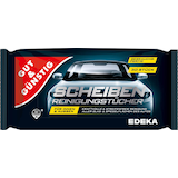 Artikelbild 1 für GUT&GÜNSTIG feuchte Reinigungstücher Scheiben 1-lagig weiß, 30 Tücher, Artikelnummer 989242