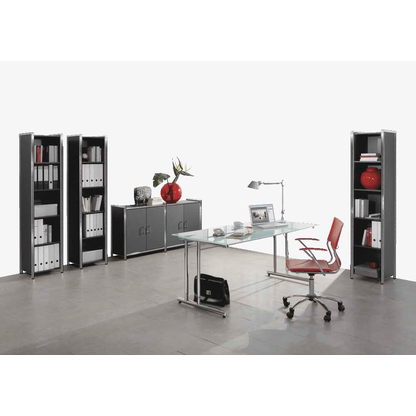 Artikelbild 7 für Kerkmann Aktenregal Lago anthrazit 80,0 x 38,0 x 220,0 cm, 1 St., Artikelnummer 733111