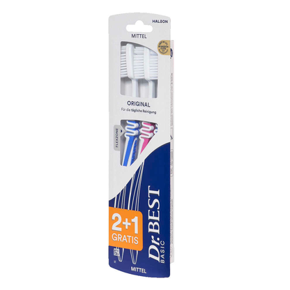Artikelbild 2 für Dr.Best Zahnbürsten CLASSIC Original, 3 St., Artikelnummer 570178
