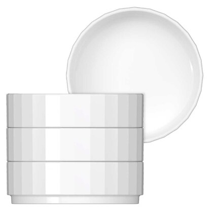 Artikelbild für BAUSCHER Schalen EDGE weiß 0,06 l, 3 St., Artikelnummer 819499