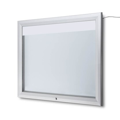 Artikelbild 3 für Showdown® Displays Schaukasten T LED silber 8x DIN A4 102,5 x 4,7 x 86,0 cm, 1 St., Artikelnummer 269163
