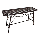 Artikelbild 1 für Garden Pleasure Gartenbank Lorin 950391 braun Metall 83,0 cm, Artikelnummer 460035