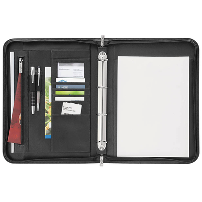 Artikelbild 3 für WEDO Ringbuchmappe Accento Lederimitat DIN A4 schwarz, Artikelnummer 514158