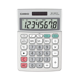 Artikelbild 1 für CASIO MS-88ECO Tischrechner silber, Artikelnummer 332813