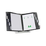 Artikelbild 1 für tarifold Sichttafelsystem 434207 DIN A4 schwarz mit 20 St. Sichttafeln, 1 St., Artikelnummer 704787