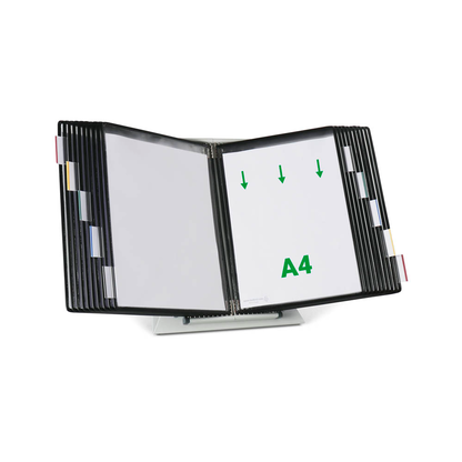 Artikelbild für tarifold Sichttafelsystem 434207 DIN A4 schwarz mit 20 St. Sichttafeln, 1 St., Artikelnummer 704787