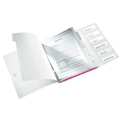 Artikelbild 3 für LEITZ Ordnungsmappe WOW 4633 6 Fächer pink, 1 St., Artikelnummer 400287