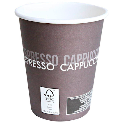 Artikelbild 2 für HYGOSTAR Einweg-Kaffeebecher braun 0,2 l, 50 St., Artikelnummer 870424