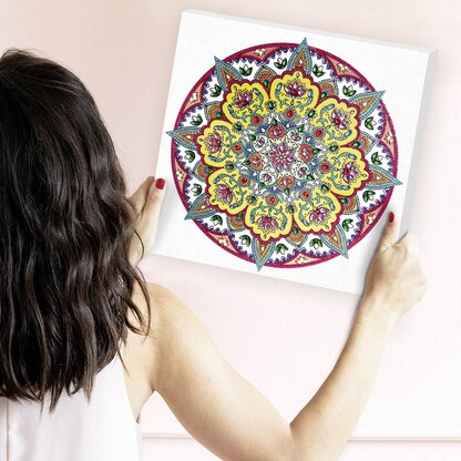 Artikelbild 6 für URSUS® Diamond Painting Mandala mehrfarbig, Artikelnummer 232789