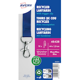 Artikelbild 1 für AVERY Zweckform Lanyards 4842B, Karabiner, blau, 10 St., Artikelnummer 573996
