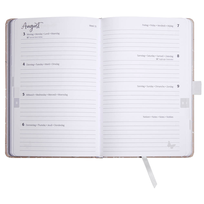 Artikelbild 6 für SIGEL Buchkalender Jolie 2026 Cosmic Fantasy Beige, 1 St., Artikelnummer 568689