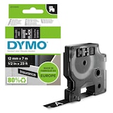 Artikelbild 1 für DYMO Schriftband D1 S0720610, 12 mm, weiß auf schwarz, 1 St., Artikelnummer 434746