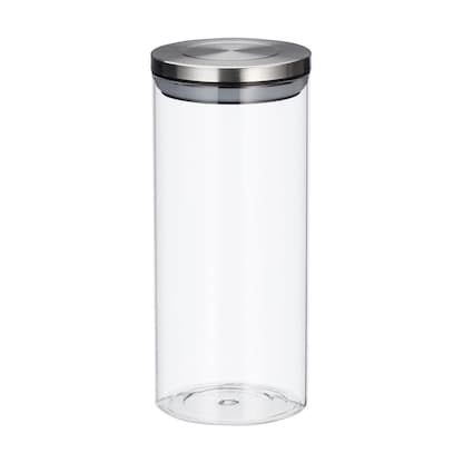 Artikelbild 2 für relaxdays Vorratsdosen 22,0 cm hoch transparent 1,3 l, 3 St., Artikelnummer 472193