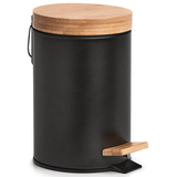 Artikelbild 1 für Zeller Kosmetikeimer 3,0 l Bambus, schwarz, 1 St., Artikelnummer 745957