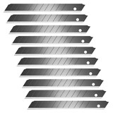 Artikelbild 1 für Hansa Cuttermesser-Klingen Ersatzklingen schwarz 9 mm, 10 St., Artikelnummer 372179