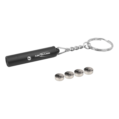 Artikelbild 3 für ANSMANN Keychain LED Taschenlampe schwarz 5,0 cm, 1 St., Artikelnummer 629289