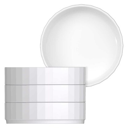 Artikelbild für BAUSCHER Schalen EDGE weiß 1,25 l, 3 St., Artikelnummer 819629