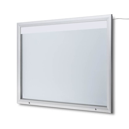 Artikelbild 3 für Showdown® Displays Schaukasten T LED silber 18x DIN A4 146,5 x 4,7 x 116,7 cm, 1 St., Artikelnummer 269187