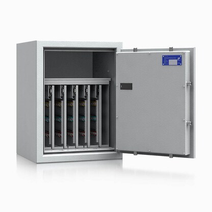 Artikelbild 2 für ISS safe4key Schlüsseltresor lichtgrau mit 280 Haken, Elektronikschloss, 50,0 x 42,0 x 65,0 cm, 1 St., Artikelnummer 849863