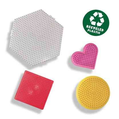 Artikelbild 2 für SES Creative® Bügelperlen Stiftplatten Set GREEN BEEDZ mehrfarbig, Artikelnummer 110567