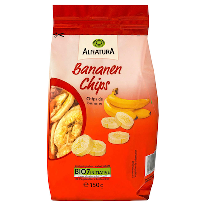 Artikelbild für ALNATURA Bio Bananenchips Trockenfrüchte 150,0 g, Artikelnummer 293512