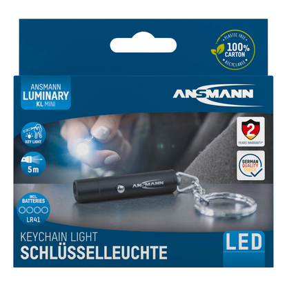Artikelbild 12 für ANSMANN Keychain LED Taschenlampe schwarz 5,0 cm, 1 St., Artikelnummer 629289