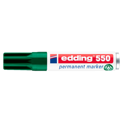Artikelbild 3 für edding 550 Permanentmarker grün 3,0 - 4,0 mm, 1 St., Artikelnummer 185082