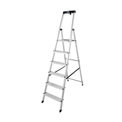 Artikelbild 2 für KRAUSE Stehleiter einseitig MONTO Safety silber 6 Stufen, H: 210,0 cm, Artikelnummer 568717