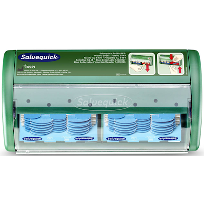 Artikelbild für Salvequick® Pflasterspender 1009072 grün Kunststoff, 1 St., Artikelnummer 525319