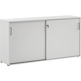 Artikelbild 1 für MÖBELPARTNER Schiebetürenschrank 1500, 701490 lichtgrau 2 Fachböden 160,2 x 41,0 x 84,2 cm, Artikelnummer 184121