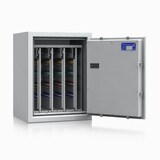 Artikelbild 1 für ISS safe4key Schlüsseltresor lichtgrau mit 192 Haken, Elektronikschloss, 50,0 x 42,0 x 65,0 cm, 1 St., Artikelnummer 849873