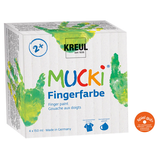 Artikelbild 1 für KREUL MUCKI Fingerfarben farbsortiert 4 x 150,0 ml, 4 St., Artikelnummer 115557