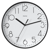 Artikelbild 1 für hama Wanduhr Salina weiß schwarz Kunststoff, Ø 22,0 cm, Artikelnummer 500567