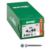 Artikelbild 1 für SPAX® Universalschrauben T20 Senkkopf WIROX 1191010450455 4,5 mm x 45 mm, 500 St., Artikelnummer 395586