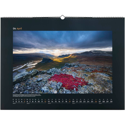 Artikelbild 5 für KUNTH Monats-Wandkalender Farben der Erde - Europa 2026, 1 St., Artikelnummer 575686