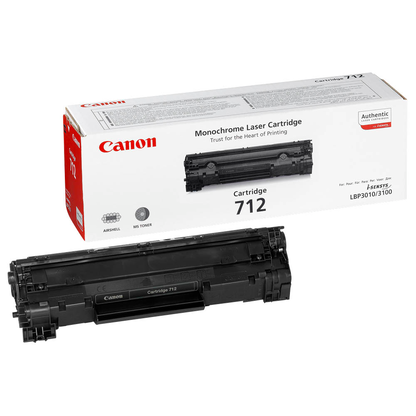 Artikelbild für Canon 712 BK schwarz Toner, Artikelnummer 314542