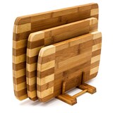 Artikelbild 1 für relaxdays Schneidebretter-Set braun 3-tlg., 3 St., Artikelnummer 360877