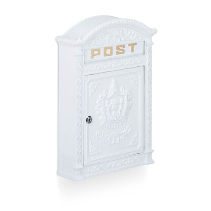 Artikelbild 4 für relaxdays Briefkasten Antik 10020107_49 weiß, Artikelnummer 523161