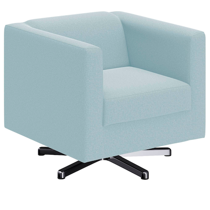 Artikelbild 2 für DOMO Collection Sessel BOB hellblau silber Stoff 72,0 cm 75,0 cm, 1 St., Artikelnummer 764727