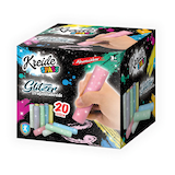 Artikelbild 1 für XTREM TOYS+SPORTS Glitzer Straßenmalkreide Glitzer farbsortiert 20 St., Artikelnummer 919037