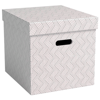 Artikelbild 4 für VON LEITZ CUBE Aufbewahrungsboxen 29,0 l weiß 32,0 x 36,5 x 31,5 cm, 3 St., Artikelnummer 636078