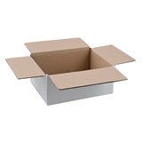 Artikelbild 1 für Nestler Wellpapp-Faltkartons 1-wellig weiß 22,5 x 16,0 x 10,2 cm Außenmaß, 20 St., Artikelnummer 597294