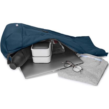 Artikelbild 9 für MOLESKINE Rucksack METRO ROLLTOP Kunstfaser saphirblau 30,0 l, Artikelnummer 375227