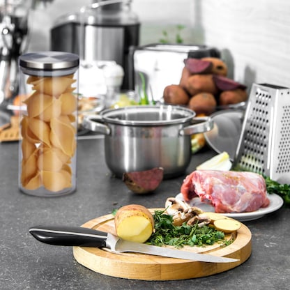 Artikelbild 6 für relaxdays Vorratsdosen 22,0 cm hoch transparent 1,3 l, 3 St., Artikelnummer 472193