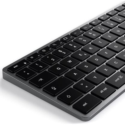 Artikelbild 3 für SATECHI SLIM X3 Tastatur kabellos grau, silber, Artikelnummer 720547