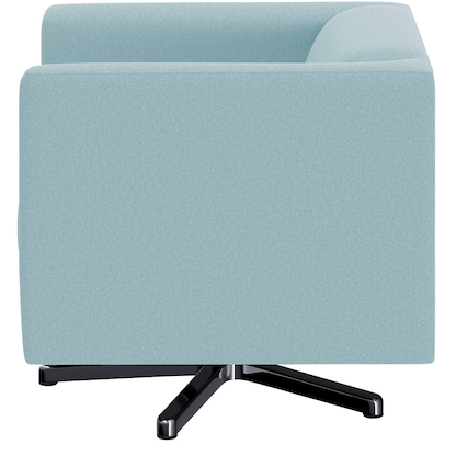 Artikelbild 3 für DOMO Collection Sessel BOB hellblau silber Stoff 72,0 cm 75,0 cm, 1 St., Artikelnummer 764727