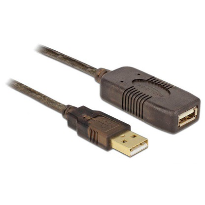 Artikelbild für DeLOCK USB 2.0 A Kabel Verlängerung 5,0 m schwarz, 1 St., Artikelnummer 894622